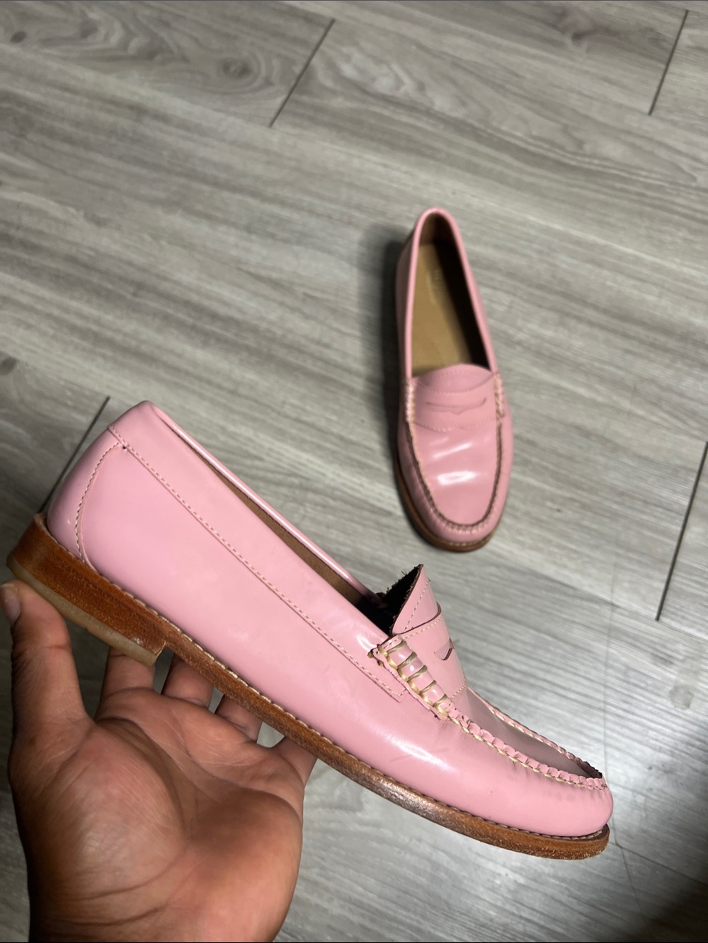 G.H. Bass & Co. Weejuns Leather Penny Loafers (8)